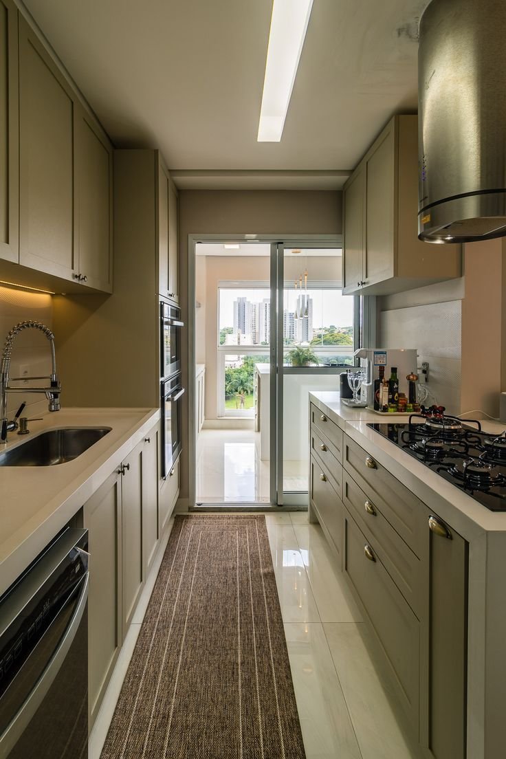 Parallel kitchen